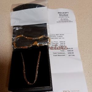 2 Toned Diamond & gold Bracelet (18karat)